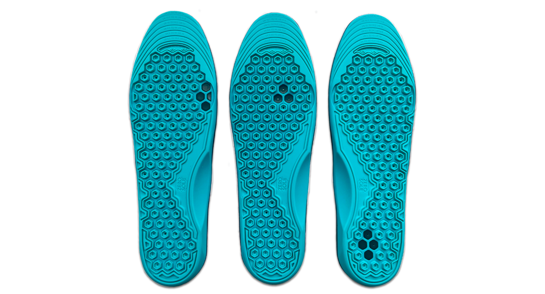 What foot conditions can ZeroSole insoles treat?